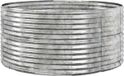 vidaXL Plantenbak 140x140x68 cm gegalvaniseerd staal zilverkleurig