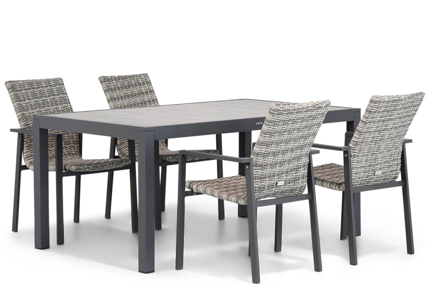 Lifestyle Garden Furniture Lifestyle Upton/Residence 164 cm dining tuinset 5-delig