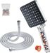 Famanu Hogedruk handdouche met filter en 1,6 m slang, 6 straalsoorten, waterbesparend, chroom
