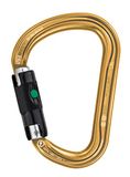 Petzl Am'D Ball-Lock Karabijnhaak Aluminium Goud