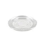 Homéa, Ronde transparante glazen theelichthouder D10,5 x H 1,5 cm