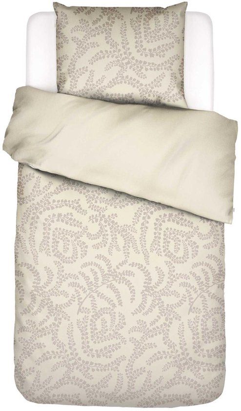 Essenza Eleria Dekbedovertrek Oatmeal - Eenpersoons – 140x200/220 cm
