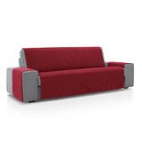 ECOMMERC3 Bankhoes voor 4-zits, 190 x 220 cm, sofa-overtrek, rood, zacht, 100% gemaakt in Spanje