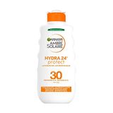 Garnier Ambre Solaire Milk Protection Hydra 24H Protect Face and Body Ultra Moisturizing SPF 30 Water Resistant 200ml