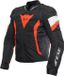 Dainese Avro 5 S26 Motorfiets Textieljas - Zwart/wit/rood - Maat 60