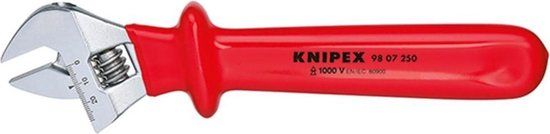 Knipex 98 07 250 VDE Verstelbare moersleutel - 260mm - 30mm