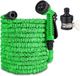 Merkloos Tuyau d'arrosage flexible 30 mètres - Arroseur de jardin extensible - Fonctions multiples - Vert