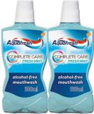 Aquafresh Mondwater Complete Care - 2 x 500 ml - Voordeelverpakking