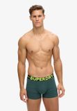 Superdry Boxershort Drieverpakking Heren S Triple Green/Neon