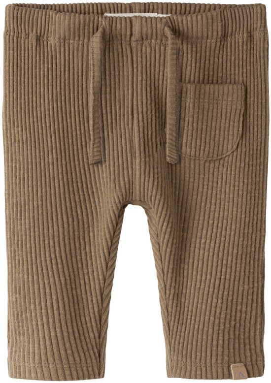 Lil' Atelier Baby Broek Loose fit Katoen Gestreept Kangaroo Maat 86