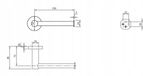 Villeroy & Boch Elements Tender Toiletrolhouder Zwart