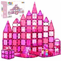 Olvy Magnetic Tiles - Princess - 81 Pieces - Building Blocks - For Kids 3+