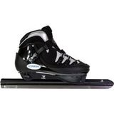Zandstra Ving Comfortclap Schaatsen Unisex Zwart - Zilver Maat 44