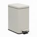 Relaxdays Prullenbak badkamer - 10 l - smal - softclose - beige
