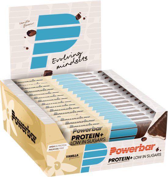 Powerbar Protein+ Low Sugar Bar - Vanille - 16 x 35g