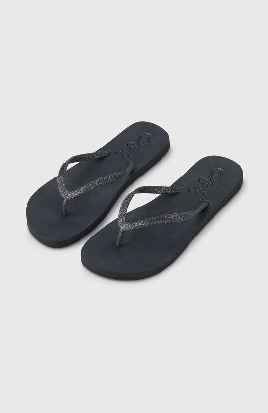 O'Neill Teenslipper Profile Glitter Sandal Dames - Zwart - Maat 38