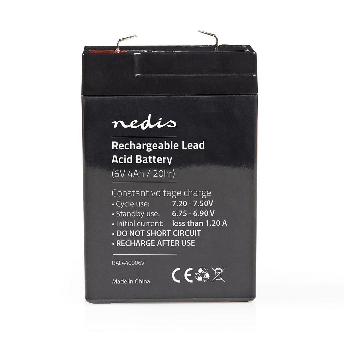 Nedis BALA40006V - UPS-accu - Zwart