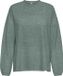 ONLY ONLLOYAL AMALIO LS O-NECK KNT NOOS Pull Fille M Chinois Green