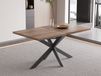 KOY table repas extensible 160 > 200 cm brun foncé