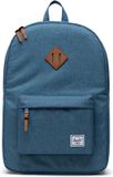 Herschel Heritage Backpack, Unisex, Blauw, Rugzak, 21.5L, Polyester, 15 inch laptopvak