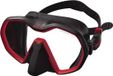 Seacsub Icona Black Gezichtsmasker Rood, Zwart