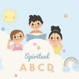 Spiritual ABCD for Kids: A spiritual alphabet learning book (A-Z) for kids to learn values and positive words