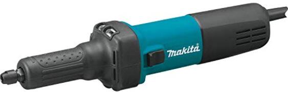 Makita GD0601 GD0601-Amoladora recta 400W 25.000 RPM 1.7 kg pinza 6 mm, zwart, blauw, zilver, 1/4_inch