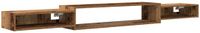 vidaXL Wandgemonteerd tv-meubel Muurmontage Oud hout 220 x 28 x 21 cm