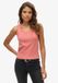 Superdry Athletic Essentials débardeur avec bordure en dentelle - Femme - Coral Peach - S/M