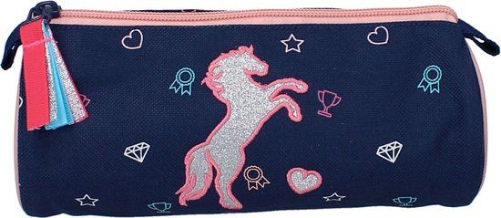 Milky Kiss Etui Horse Blauw
