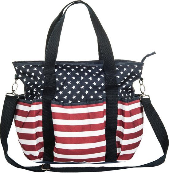 HKM Poetstas -Stars & Stripes- rood/donkerblauw