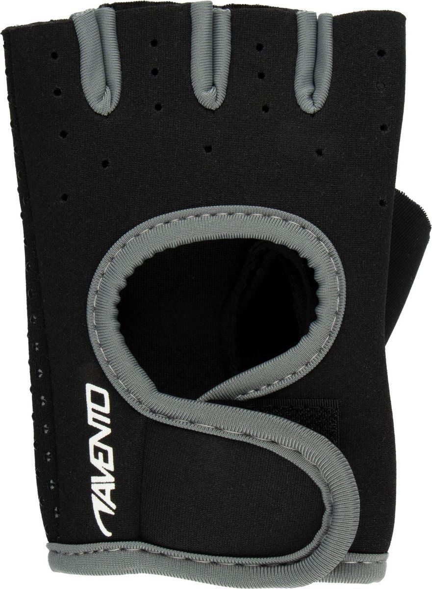 Avento Fitness Handschoenen Neopreen - Zwart/Donkergrijs - S/M