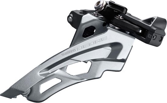 Shimano Deore MTB FD-M6000 Voorderailleur 3x10s Side Swing klem hoog zwart/zilver Uitvoering 66-69Â