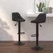 Maison Exclusive - Lot de 2 tabourets de bar en velours noir