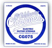 D'Addario CG075 Flat wound enkele snaar - Enkele snaar voor gitaar