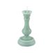 Kaars Arty Kaars in de vorm van kandelaar, D7 x H13 cm, Celadon