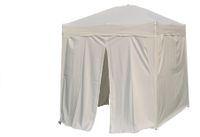 Merkloos Opvouwbare tuinpaviljoen, 2 x 2 meter, waterdicht met zijwanden