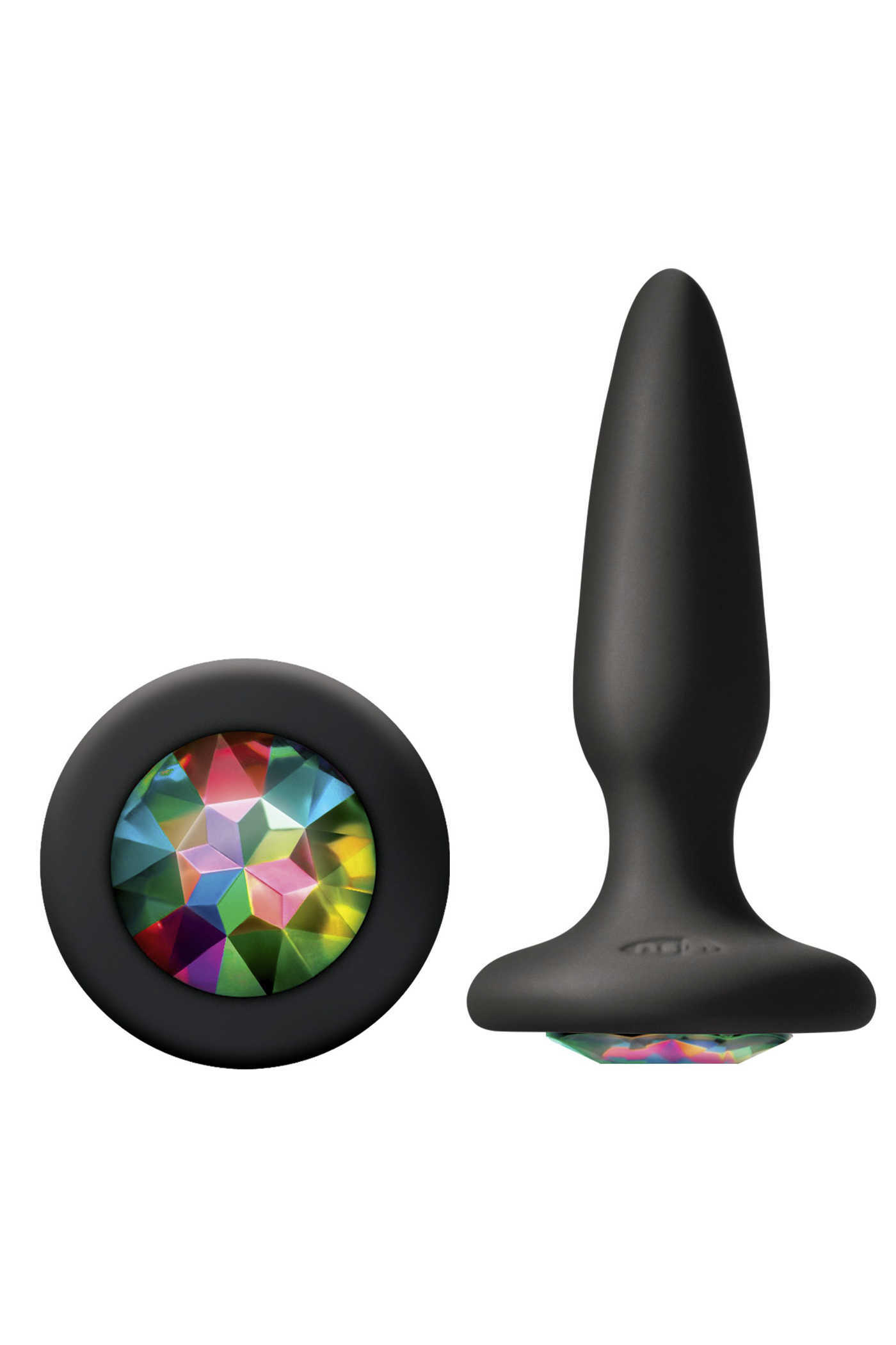 NS Novelties Butt Plug Glams Mini Rainbow Gem