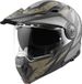 Bogotto FG-102 Safari Fiberglas Enduro Helm Zwart Grijs Bruin Maat S