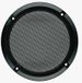 Visaton GRILLE FR 12 Noir Rond Métal, Plastique 15,2 cm