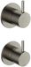 Hotbath Cobber CB129 robinet de mélange encastré pour douche avec inverseur 2 voies (partie finition)