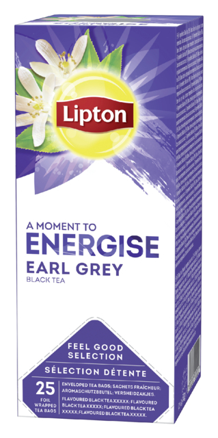 LIPTON Earl Grey Thee 25 Stuks à 2 g