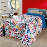 Bedsprei thema sport pour lit une personne 170x210 cm