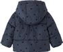 Vertbaudet Baby meisjes pufferjas met capuchon nachtblauw