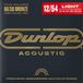 Dab1254 Dunlop 80/20 Bronze Acoustic Light Guitar Strings 12-54