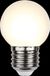 Star Trading Prikkabel Kogellamp E27 1W Extra Warm Wit 2700K Opaal