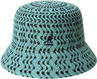 Kangol Bermuda Zig Zag Bucket Hat Blauw Heren M Polyester