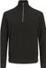 Jack & Jones Pull Jprblustanley Knit Half Zip Bf 12305683 Ganache/twist