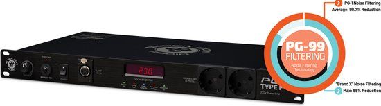 Black Lion Audio PG1-F Rack Power Conditioner - 8 Outlets - 230V - Black