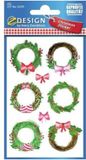 Avery Etiket Z-design Christmas linnen kerstkransen - 2 vel